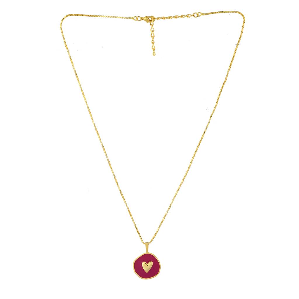 Valentine'S Day Eternal Heart Pendant Necklace : 8905124552508