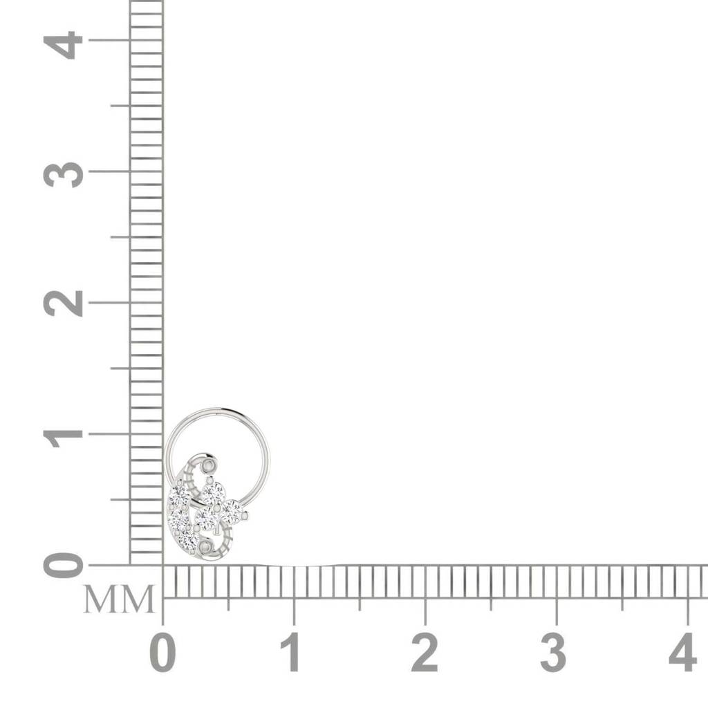 Avsar 9K Bis Hallmarked | Nosepin For Women/Girls |  Avno269 : AVNO269WC