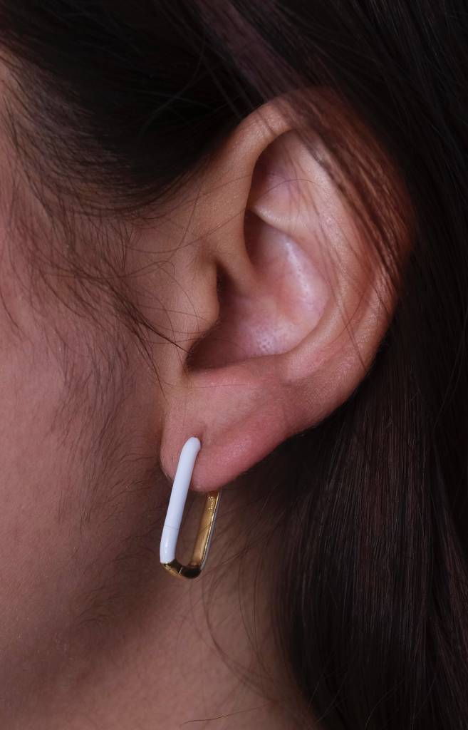 Enamel Long Bar Hoops : HOO_ENAMELO_PS_3277