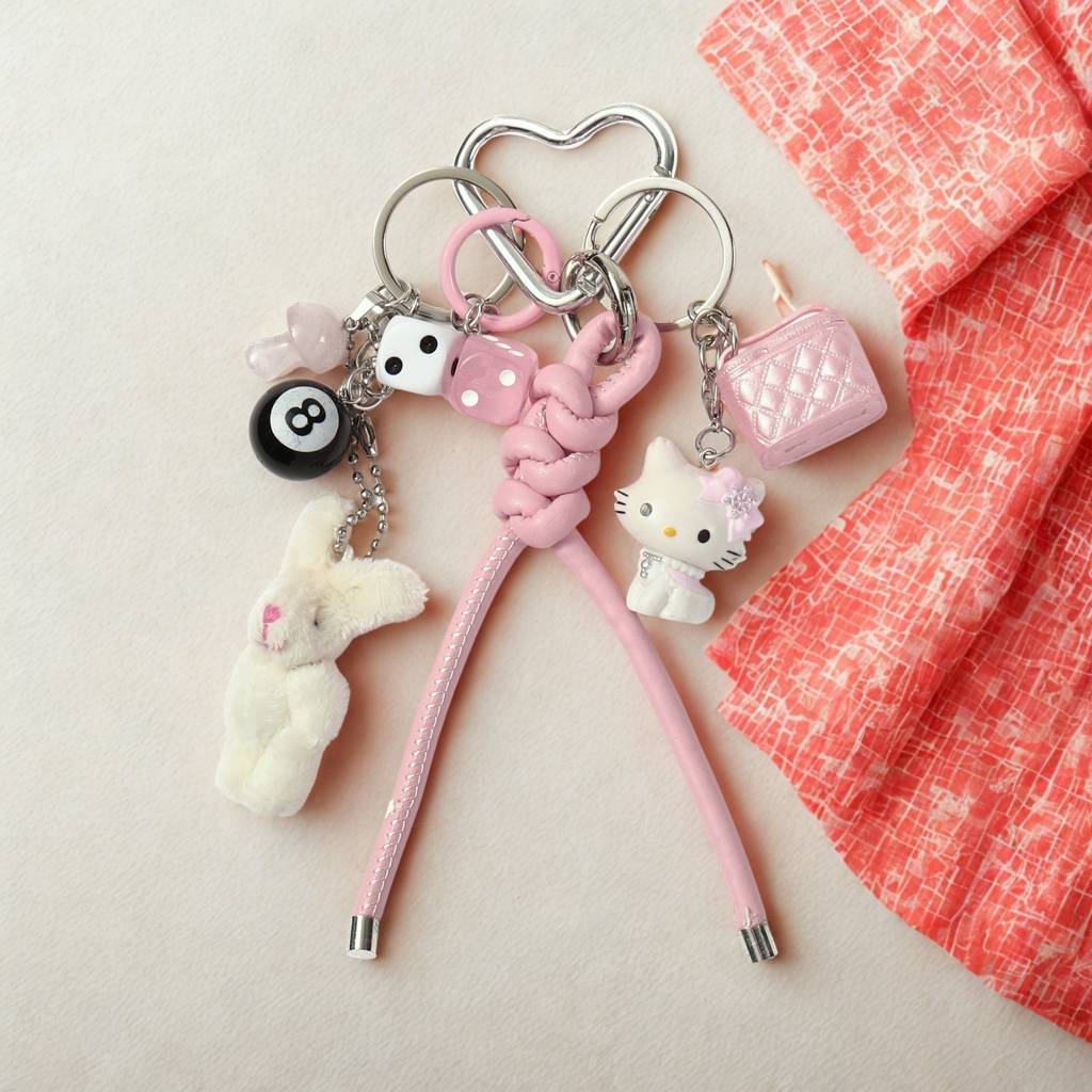 Hello Kitty Mini Vanity Bag Charm & Accessories : C-BG-0013-PK