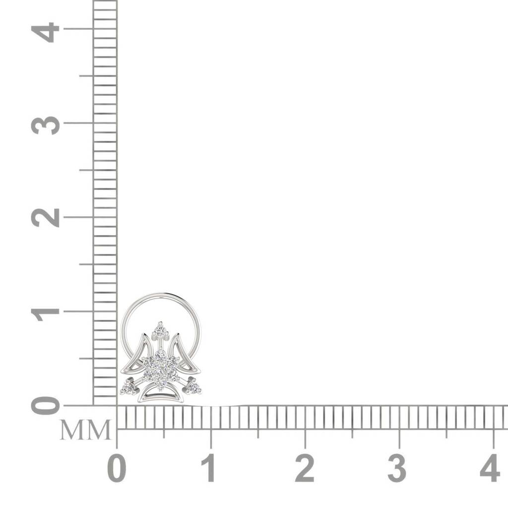 Avsar 9K Bis Hallmarked | Nosepin For Women/Girls |  Avno132 : AVNO132WC