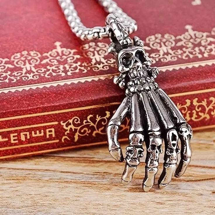 Batty Bliss Necklace And Ring Bundle : NRC-028-S-BLK-1