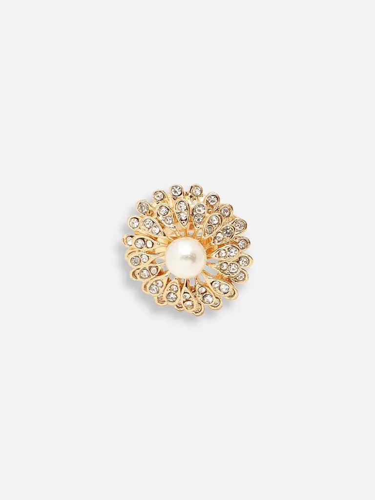 Melva-Gold Plated Party Designer Stone Ring For Women : SOHRNG4022