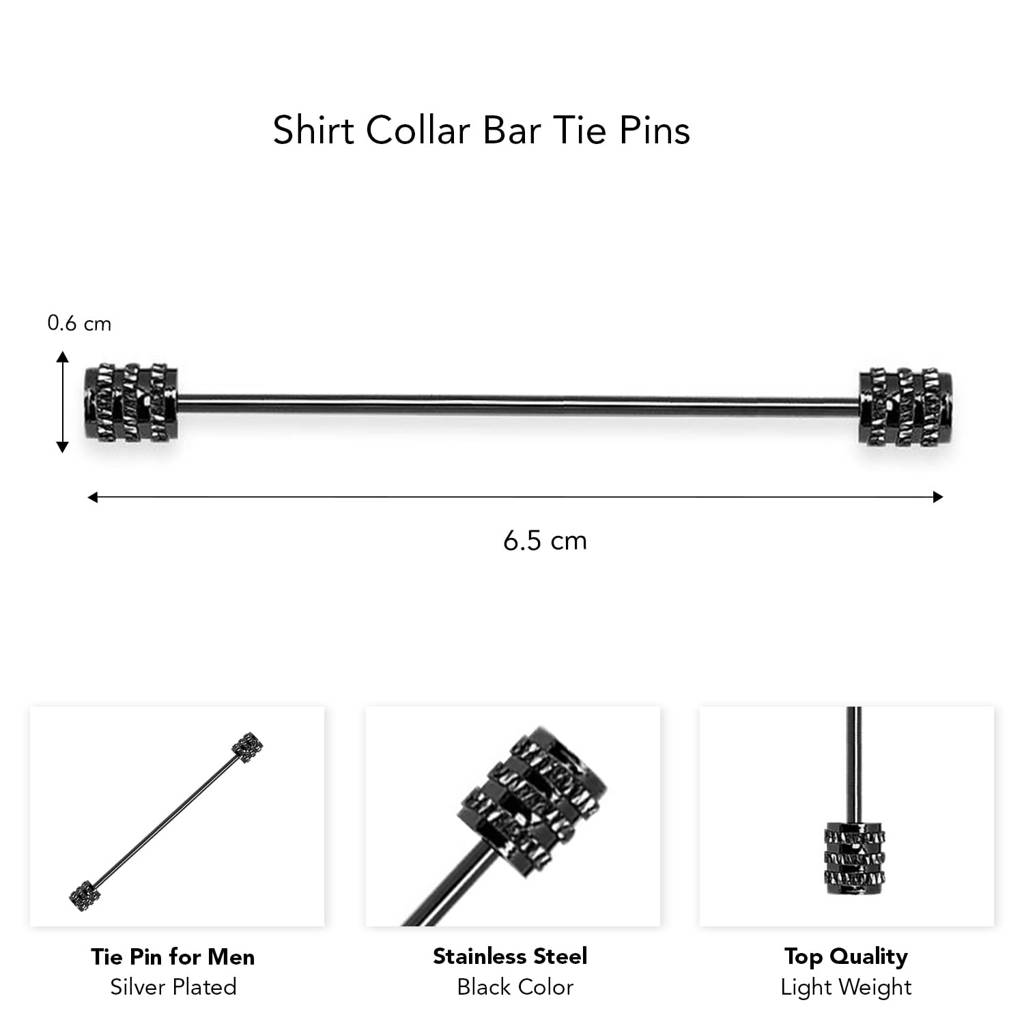 Classic Tie Pin Lapel Pin Bussiness & Occasion Gift For Men : PX9T38BL
