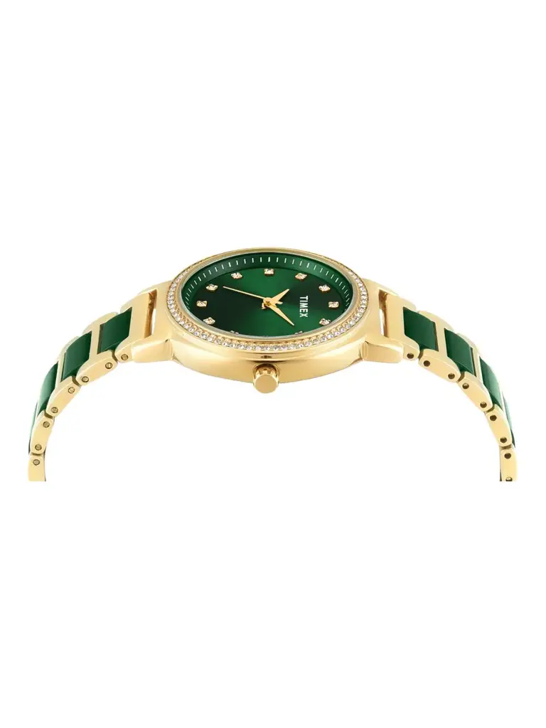 Women 33 Mm Quartz Analog Brass Strap Watch : TWEL274SMU02