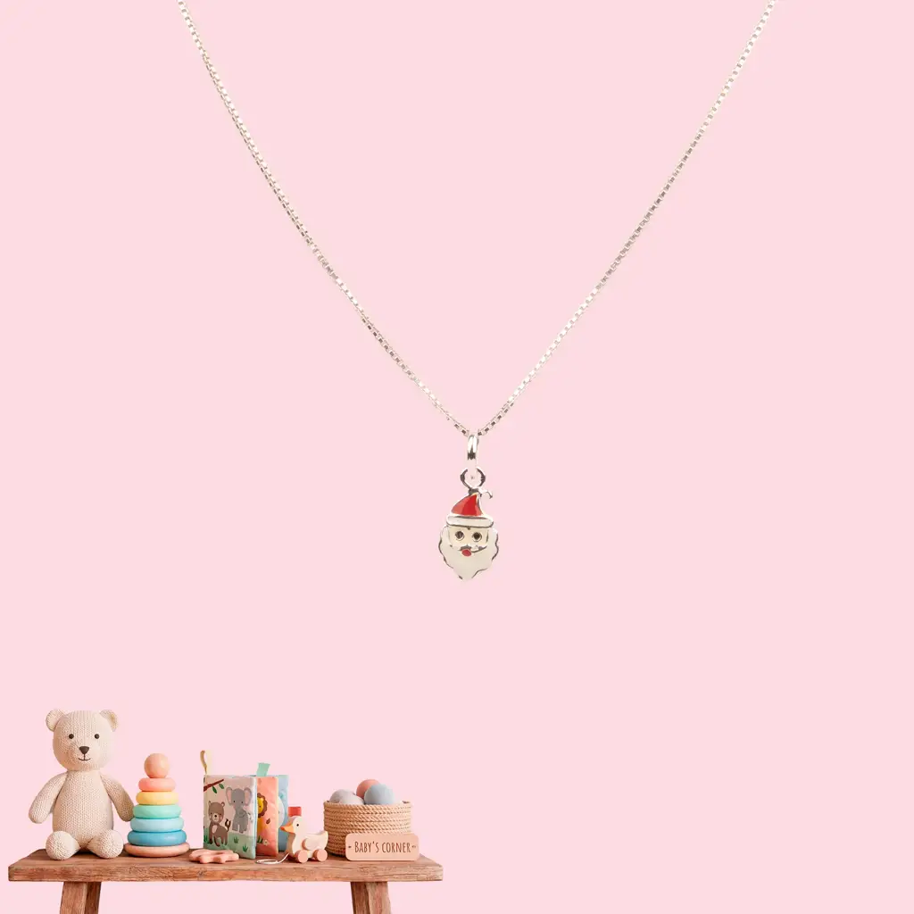 Mini Santa Claus Necklace : KNC013-8