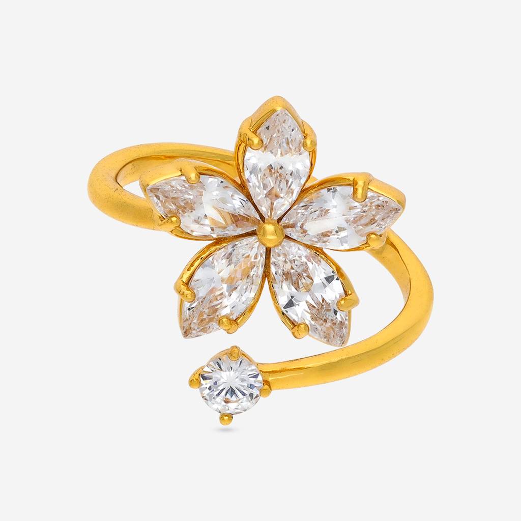 Plated Casual Wear Trendy Zircon Finger Ring - 464154 : 464154