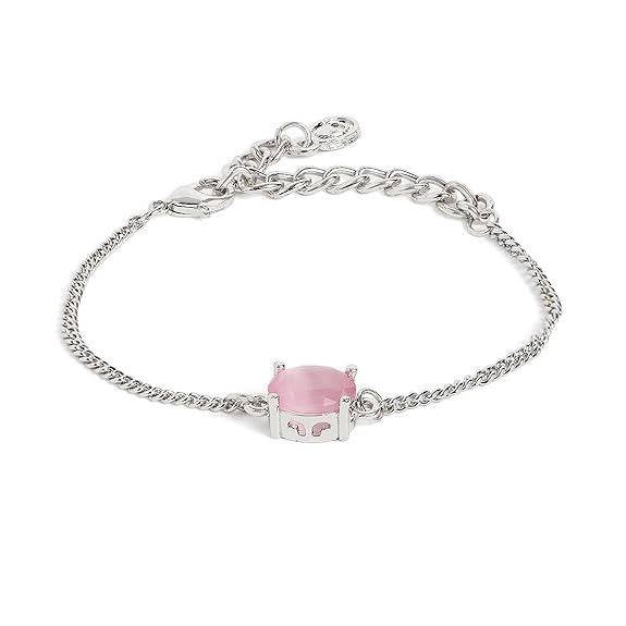 Rhodium  Ad Charm  Adjustable Bracelet : AD-124-IRMPBR