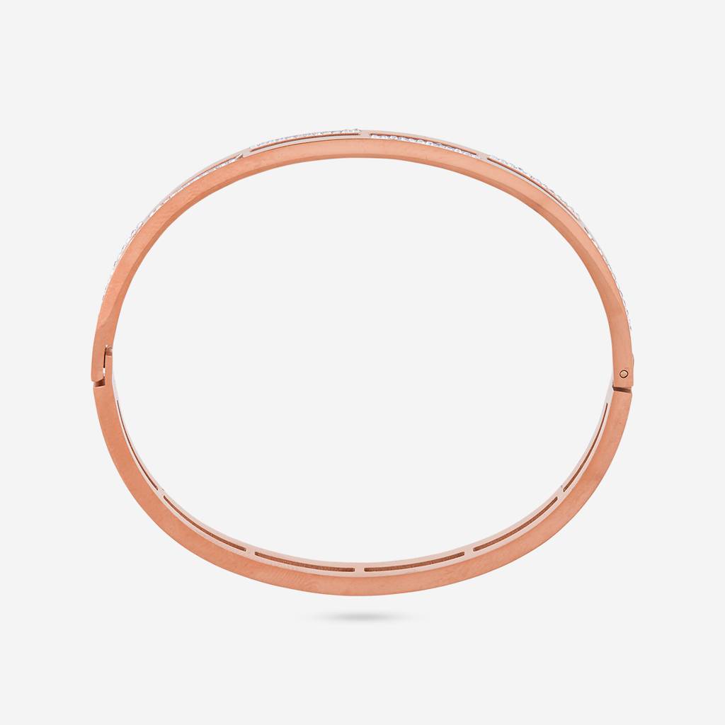 White Rose Gold - Plated Casual Wear Trendy Kada - 471624 : 471624