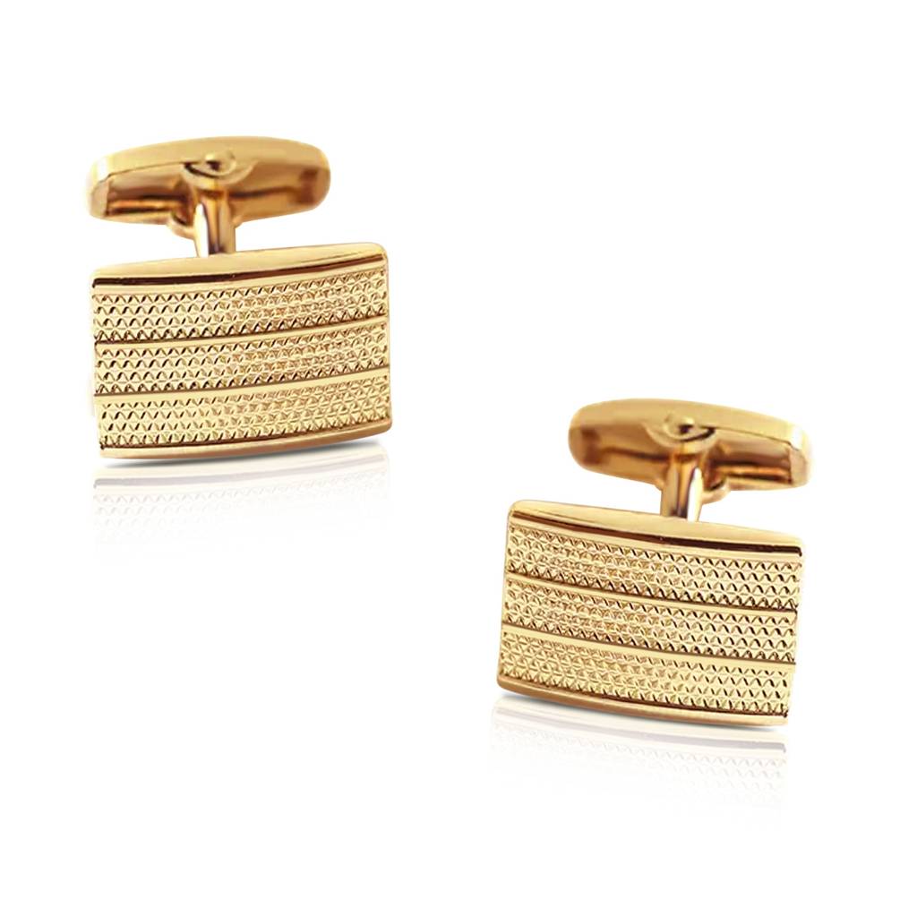 Peora Gold Plated Formal Cufflinks Stylish Classic Accessories For Men : PX9CL153