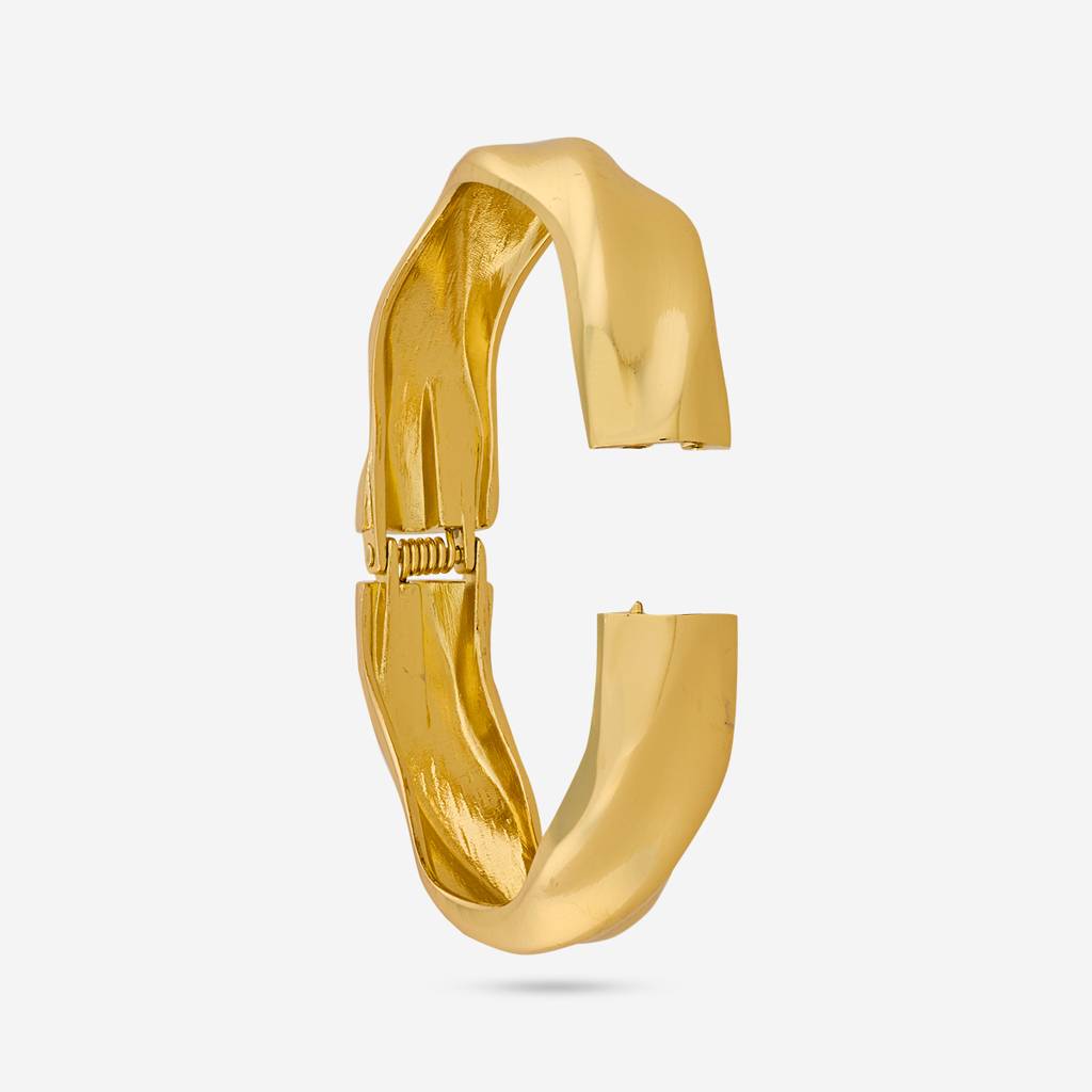 Gold - Plated Casual Wear Trendy Kada - 458944 : 458944