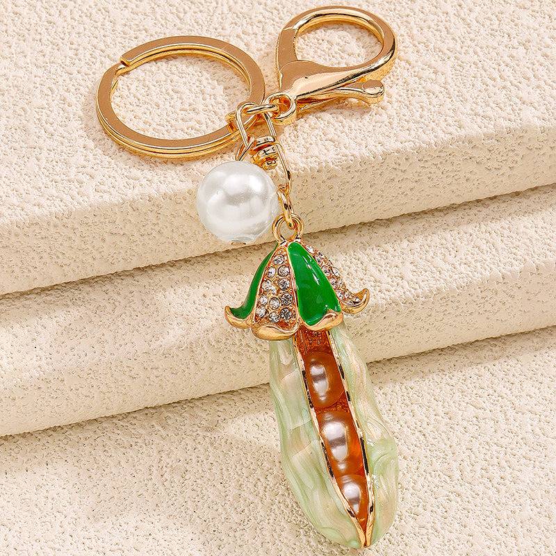 Peas Charm For Bag And Purse : C-BG-0048-G-GR