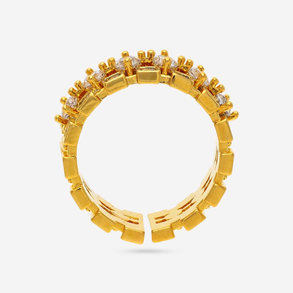 Plated Casual Wear Trendy Zircon Finger Ring - 464132 : 464132