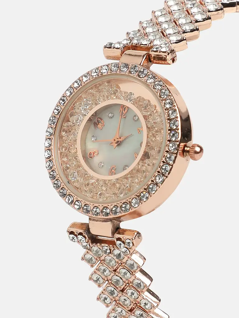 Women'S Round Dial Watch With Chain Strap : HSWC1068
