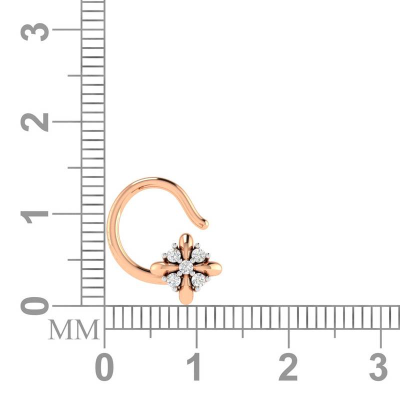 Avsar 9K Bis Hallmarked | Nosepin For Women/Girls |  Avno030 : AVNO030PC