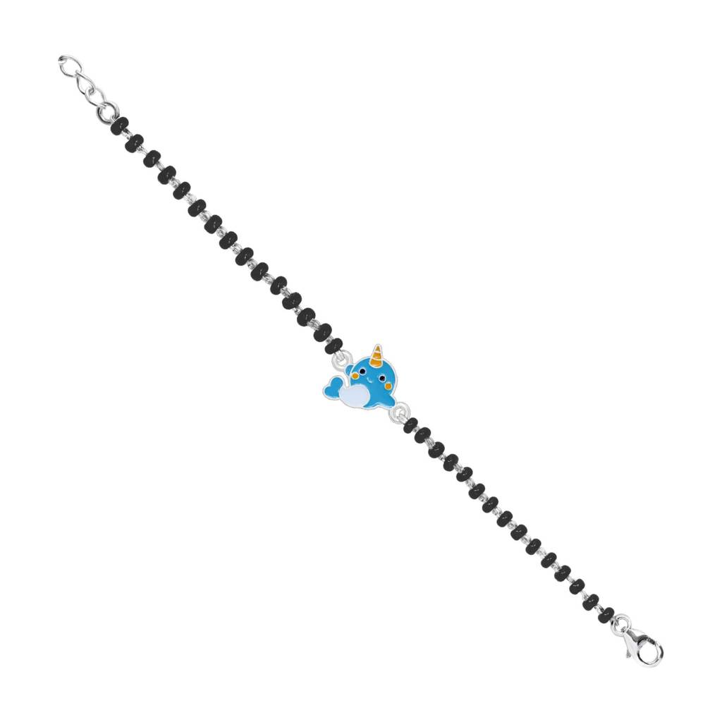 Narwhal Nazariya 925 Sterling Silver Bracelets For Baby & Kids : NKBR014006