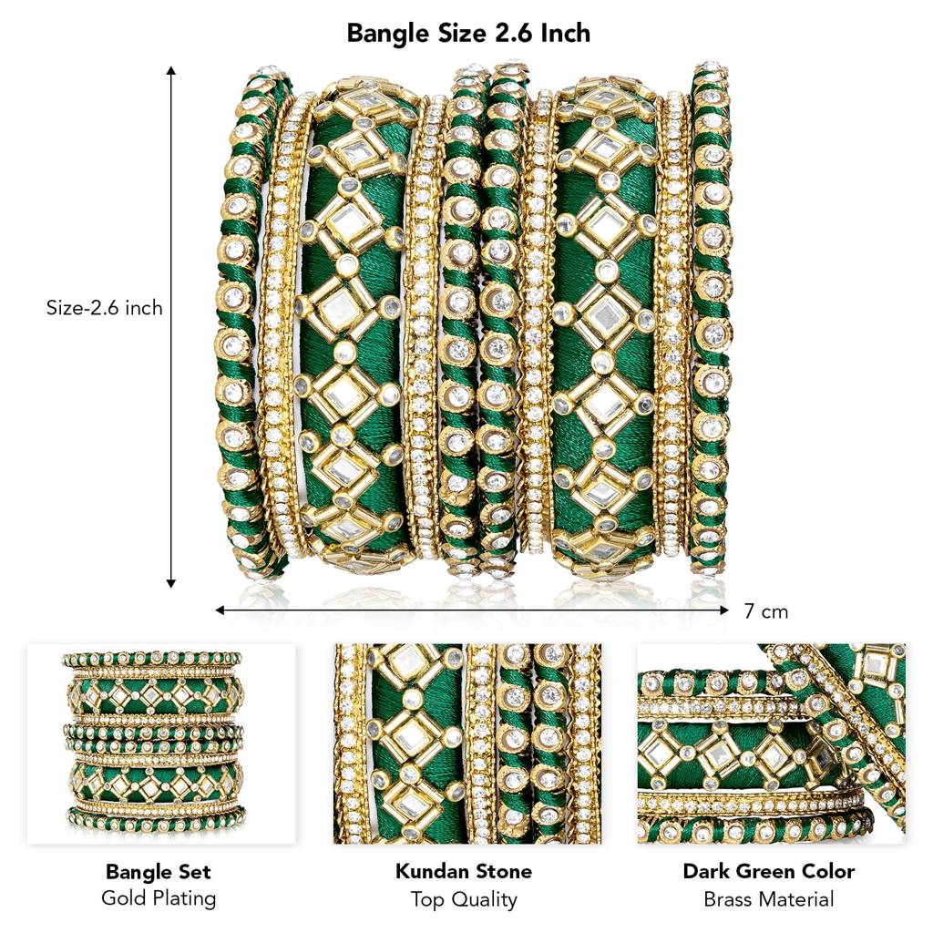 Traditional Chuda Bangle Set For Women : PF51B103DGW