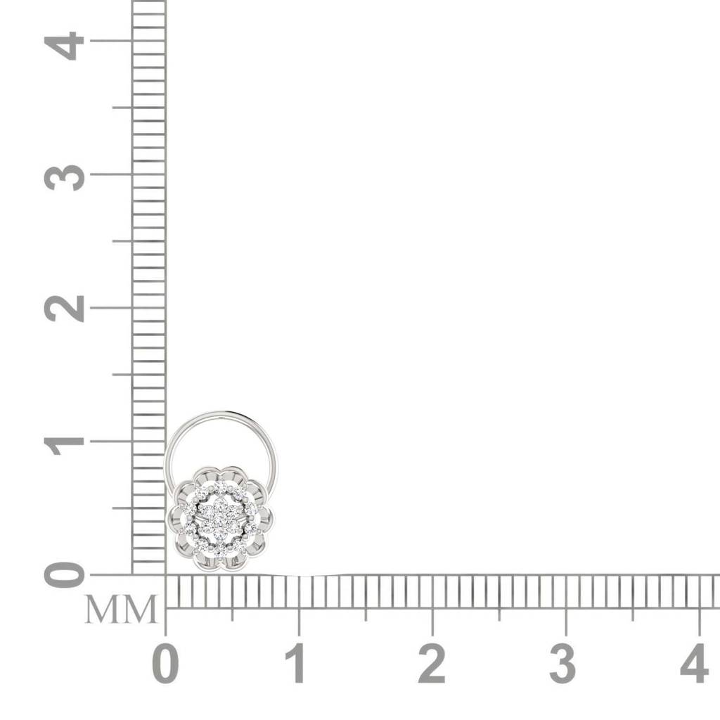 Avsar 9K Bis Hallmarked | Nosepin For Women/Girls |  Avno140 : AVNO140WC