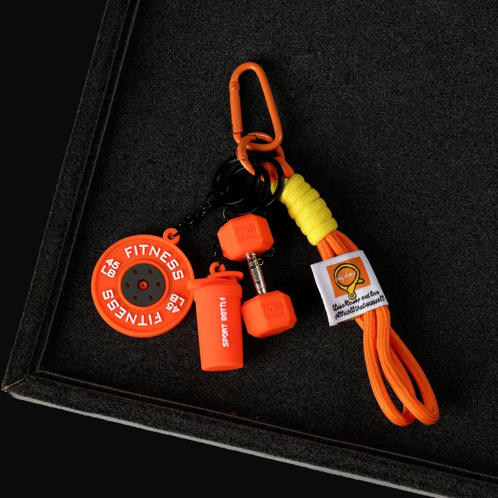 Mini Gym Buddy Bag Charm : C-BG-0096-OR