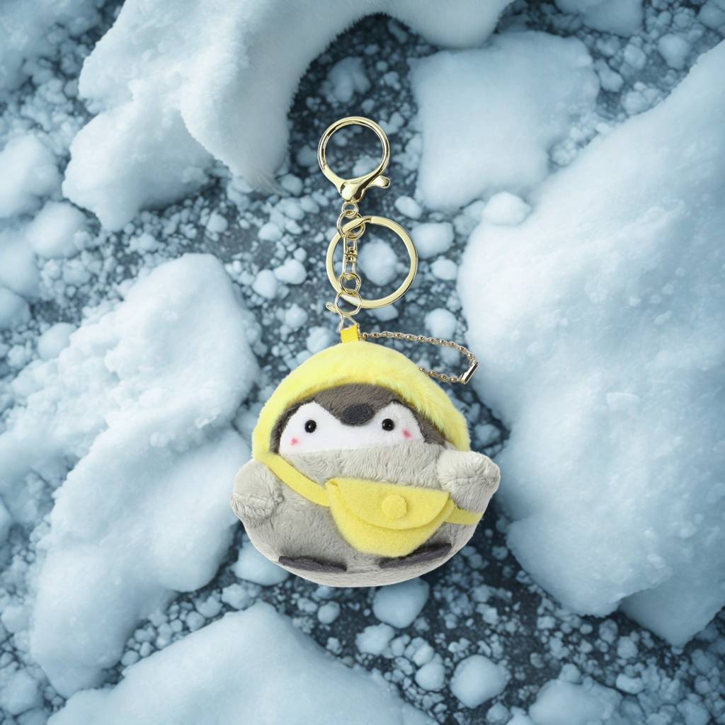 The Plush Penguin Bag & Purse Charm : C-BG-0023-YL