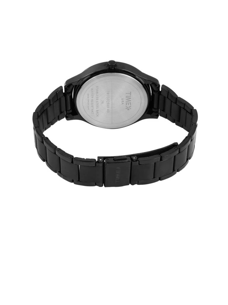 Trendline Round 37Mm Black Dial Analog Women Watch - Tw000Q809 : TW000Q809