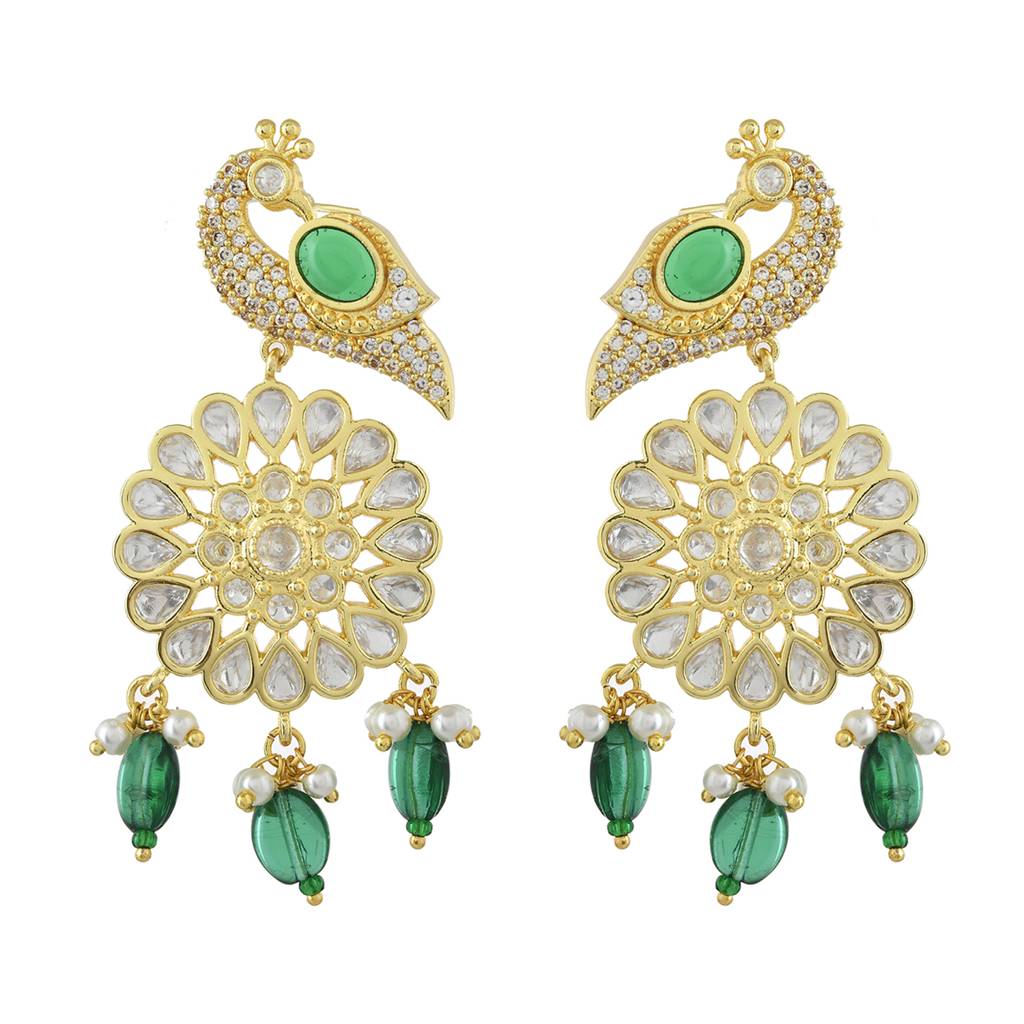 Panchhi Mayurika Dangler Earrings : 8905124548426