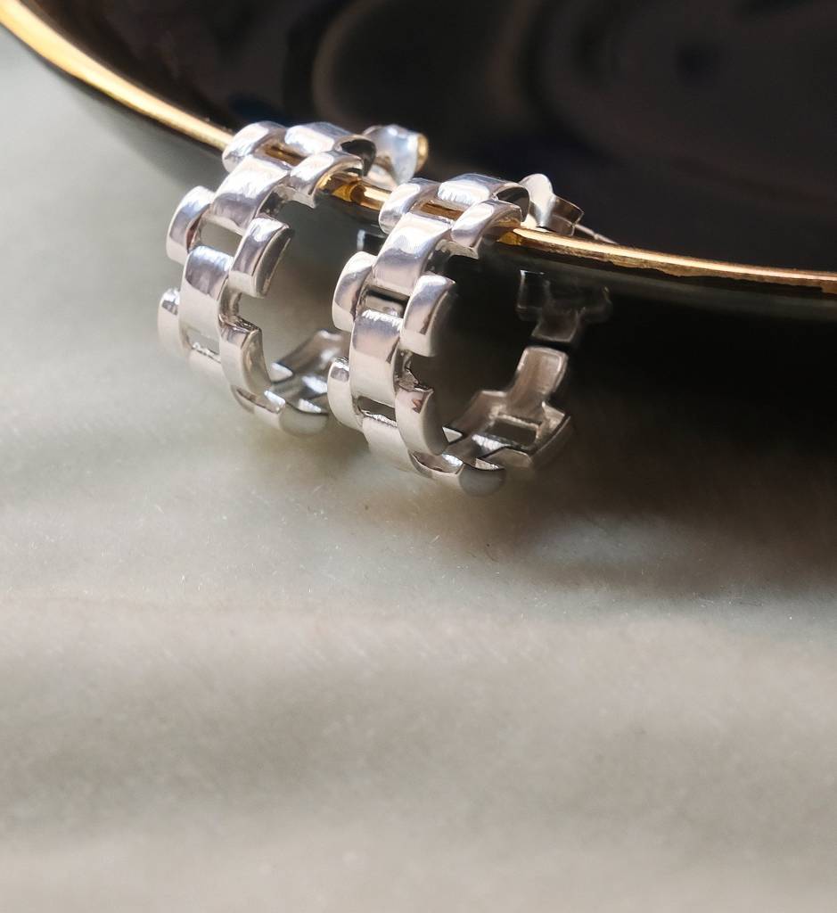 Wrist Watch Hoop Earring : HOO_WRISTWA_S_1678