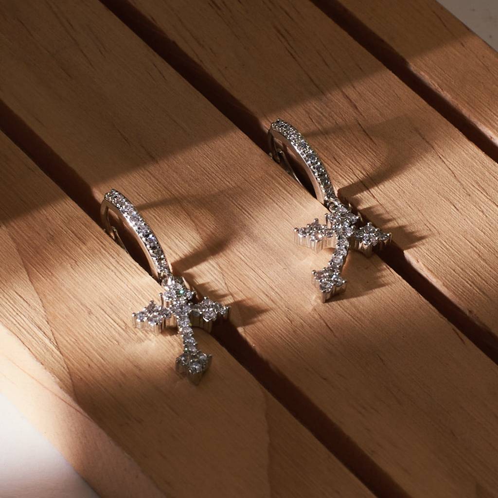Celestial Cross Earrings : ME2C0200