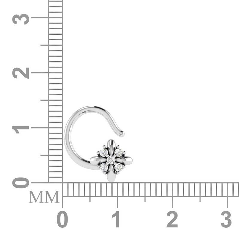 Avsar 9K Bis Hallmarked | Nosepin For Women/Girls |  Avno030 : AVNO030WC