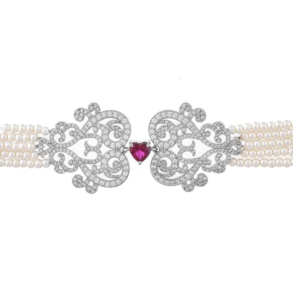 Royal Romance Noorie Statement Choker Set : 8905124551693
