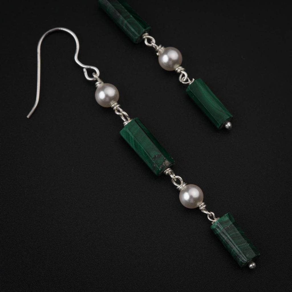 Lapis Lazuli Silver Earring : 17407639