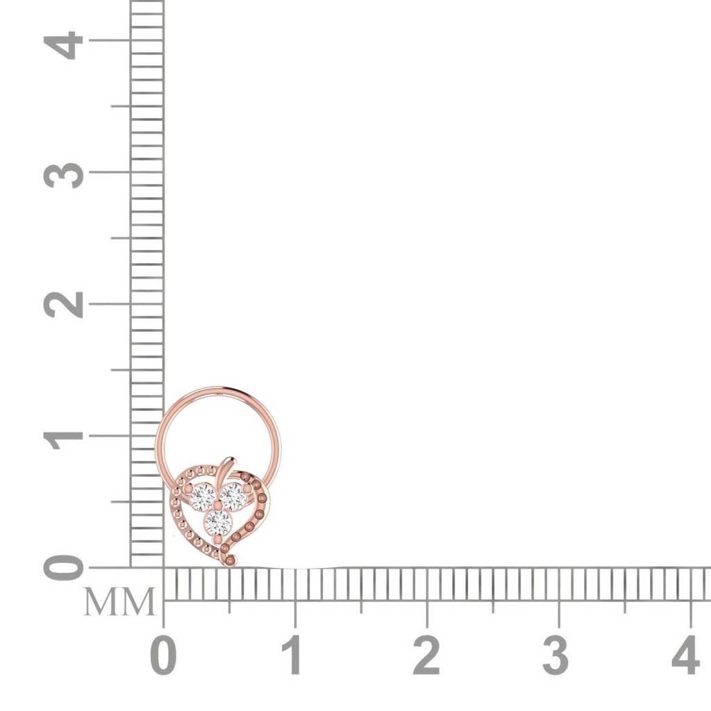 Avsar 9K Bis Hallmarked | Nosepin For Women/Girls |  Avno262 : AVNO262PC