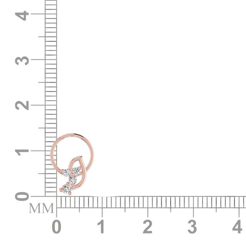 Avsar 9K Bis Hallmarked | Nosepin For Women/Girls |  Avno226 : AVNO226PC