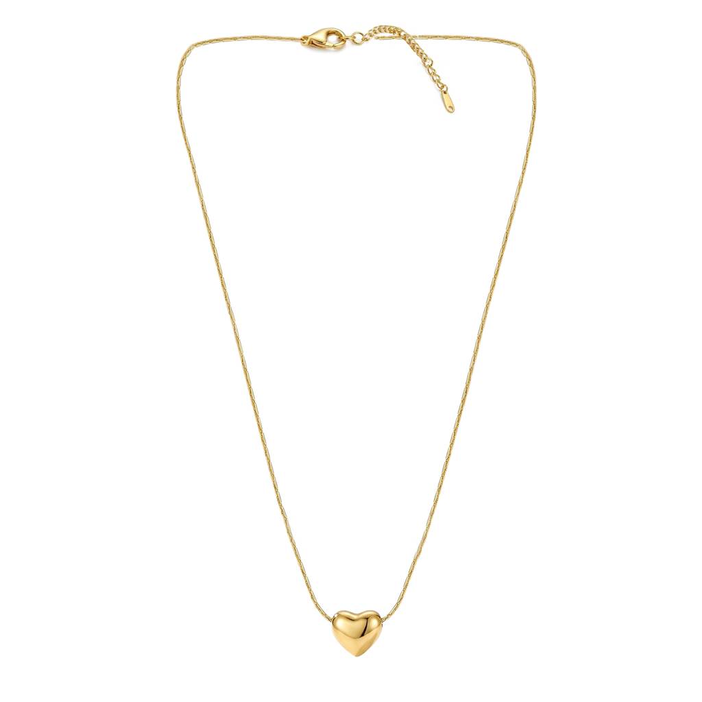 Heart Shape Pendant Chain Necklace Fashion Jewellery For Women & Girls : PX9P79G