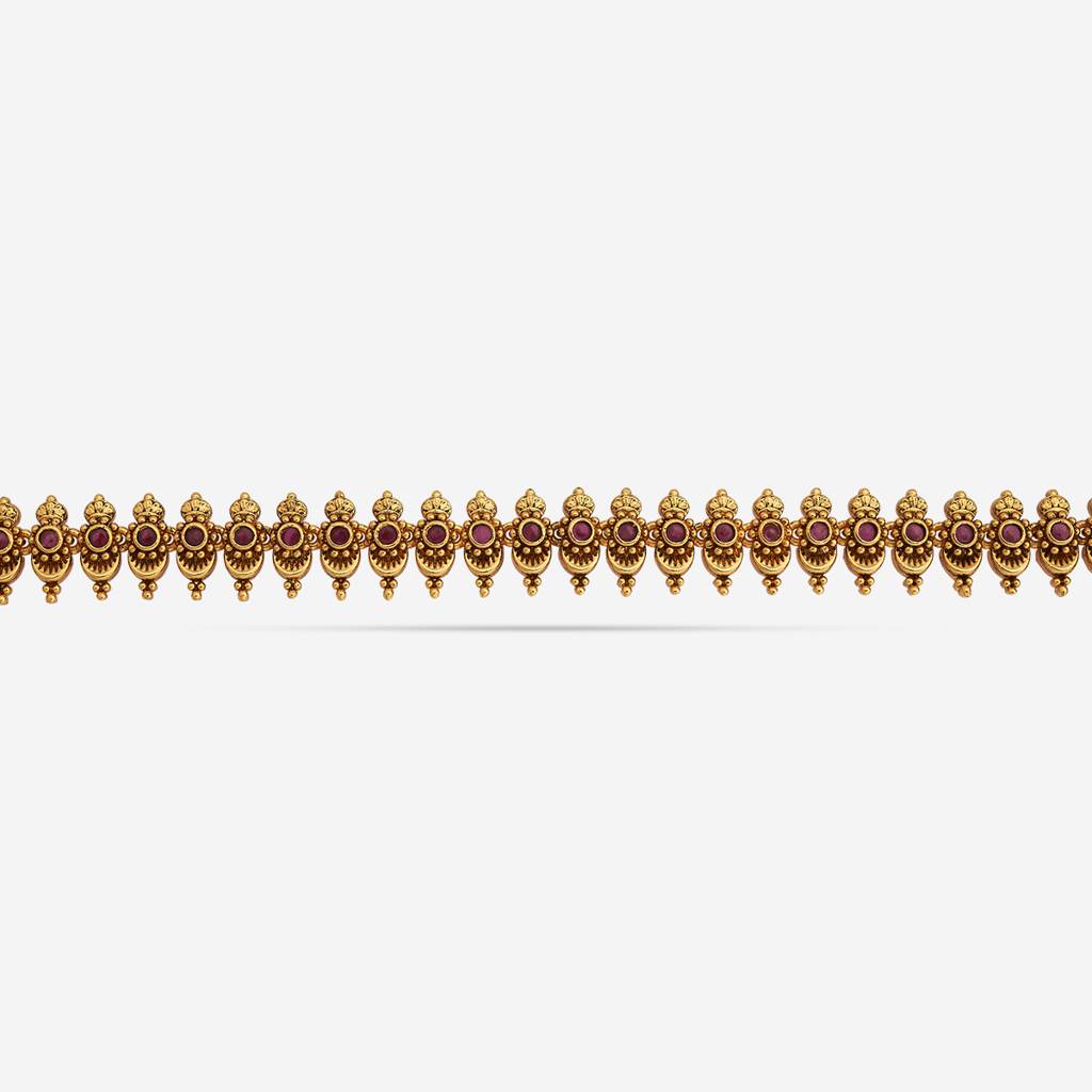 Ruby Gold - Plated Festive Antique Belt - 445557 : 445557