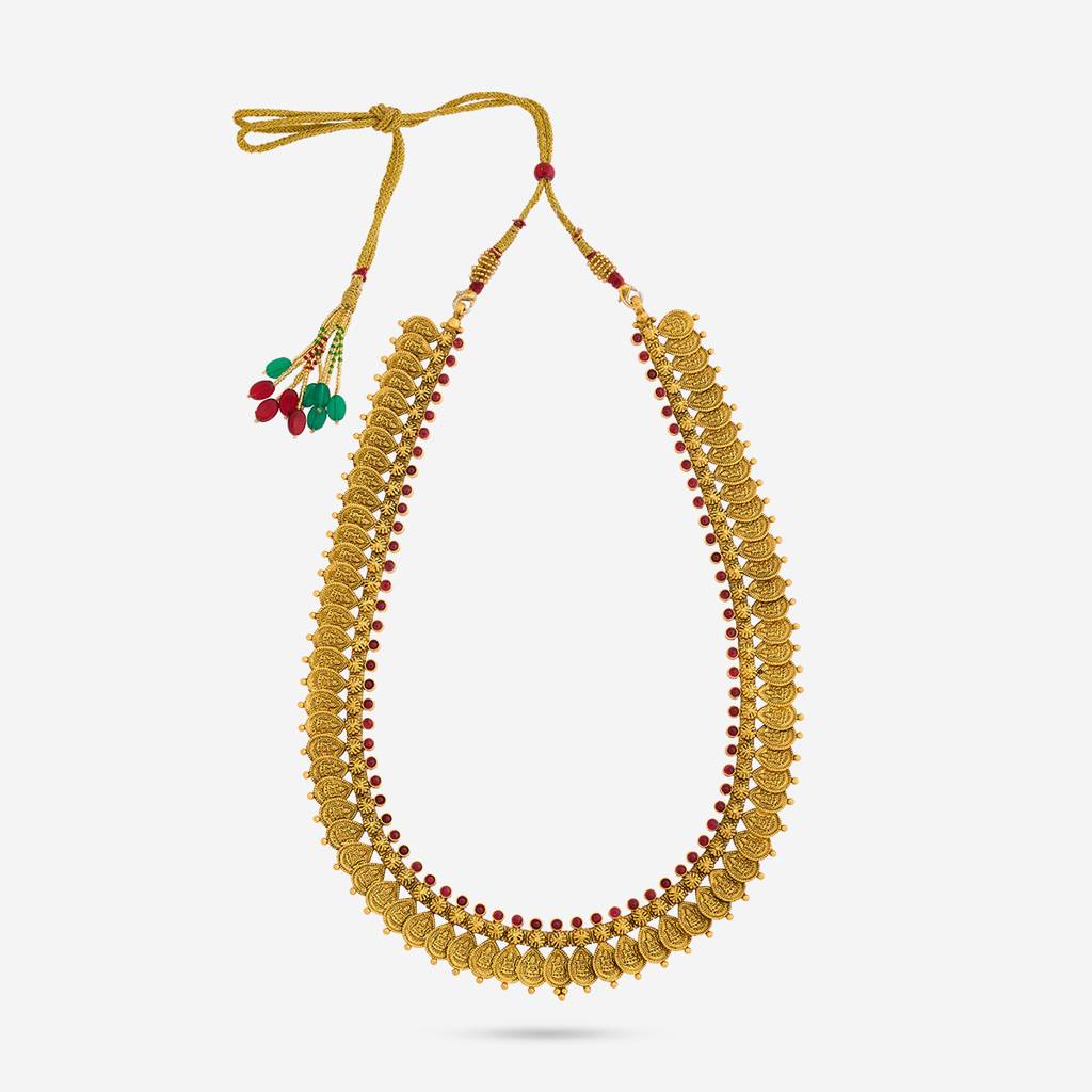 Ruby Gold - Plated Bridesmaid Temple Necklace - 461984 : 461984