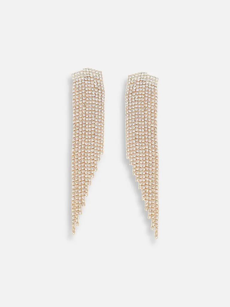 Pleasant-Gold Plated Designer Stone Party Drop Earring For Women : SOHEAR4470