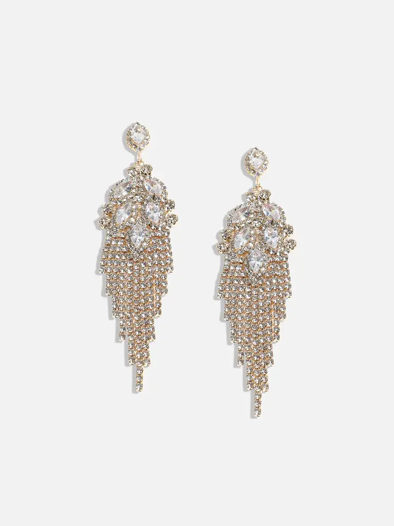 Vasudha-Graceful Cascades: Sohi'S Drop Earrings : SOHIER9355