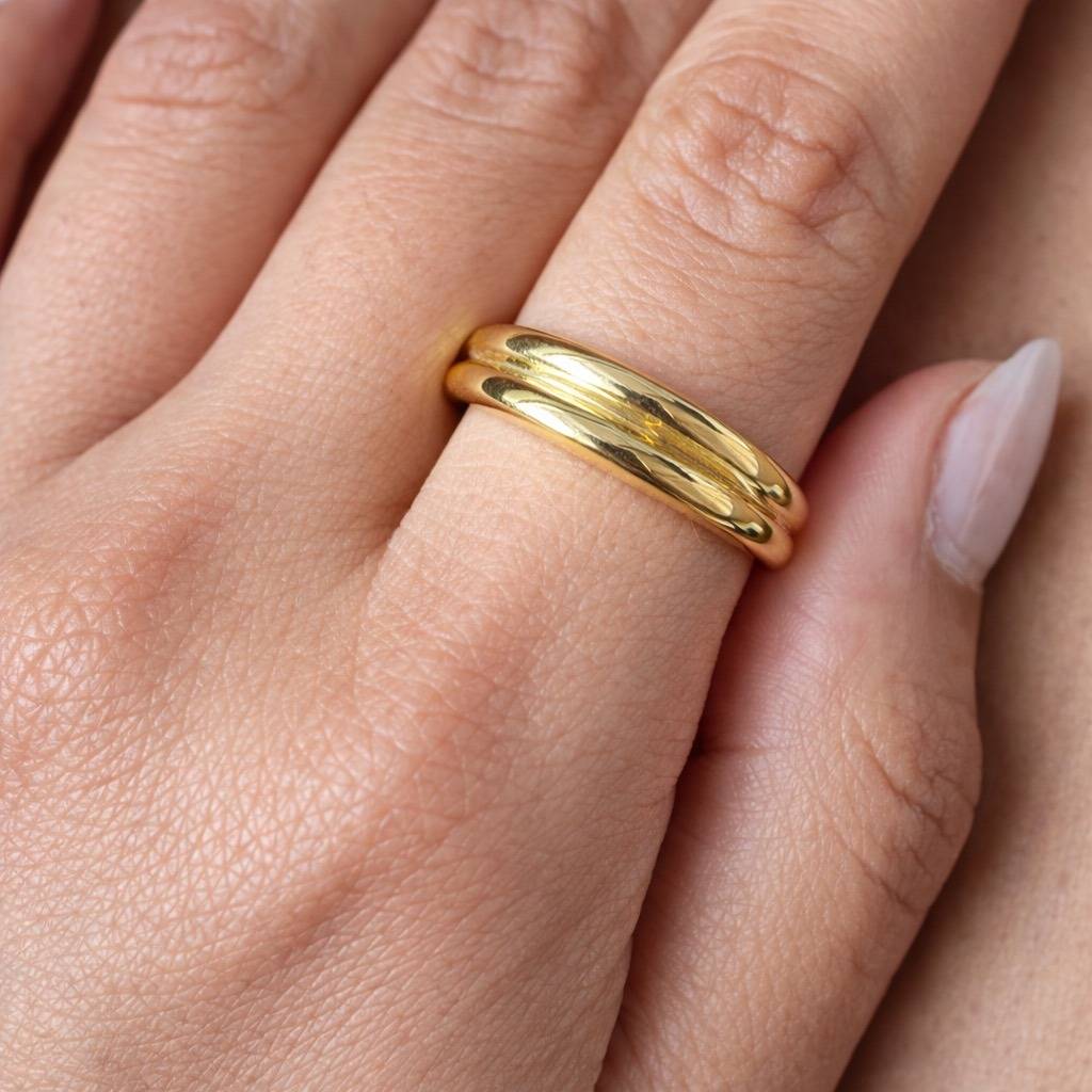 Double Wave Ring : CLS-5