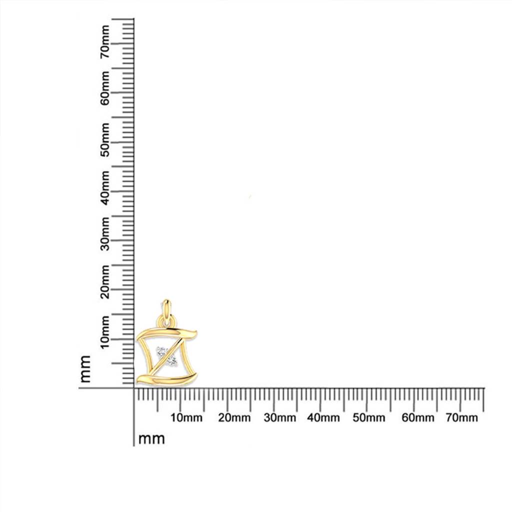 Avsar 9K Bis Hallmarked | Pendant For Women/Girls | Avp1121 : AVP1121YC