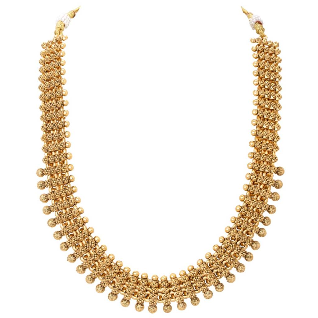 Traditional Gold Plated South Indian Bridal Jewellery Set For Women : PF109BR05GRP