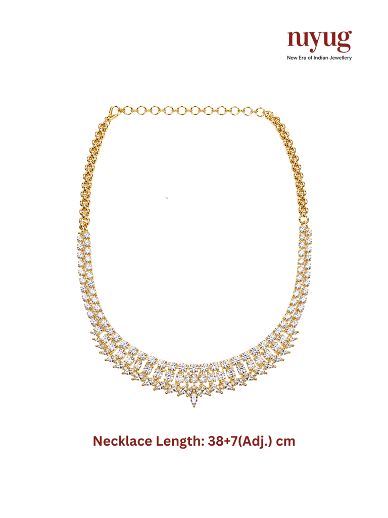 Anvesha Zircon Necklace Set : YI24A1024N