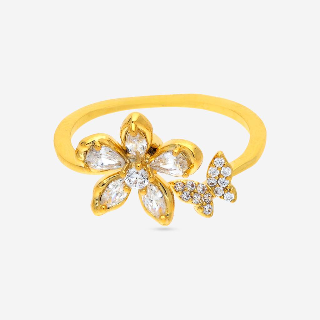 Plated Casual Wear Trendy Zircon Finger Ring - 464404 : 464404