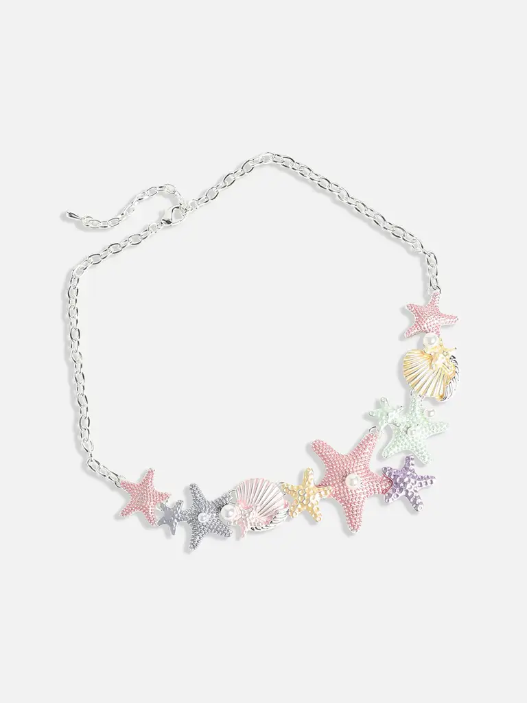 Women'S Metallic Starfish Necklace : SOHINC9902