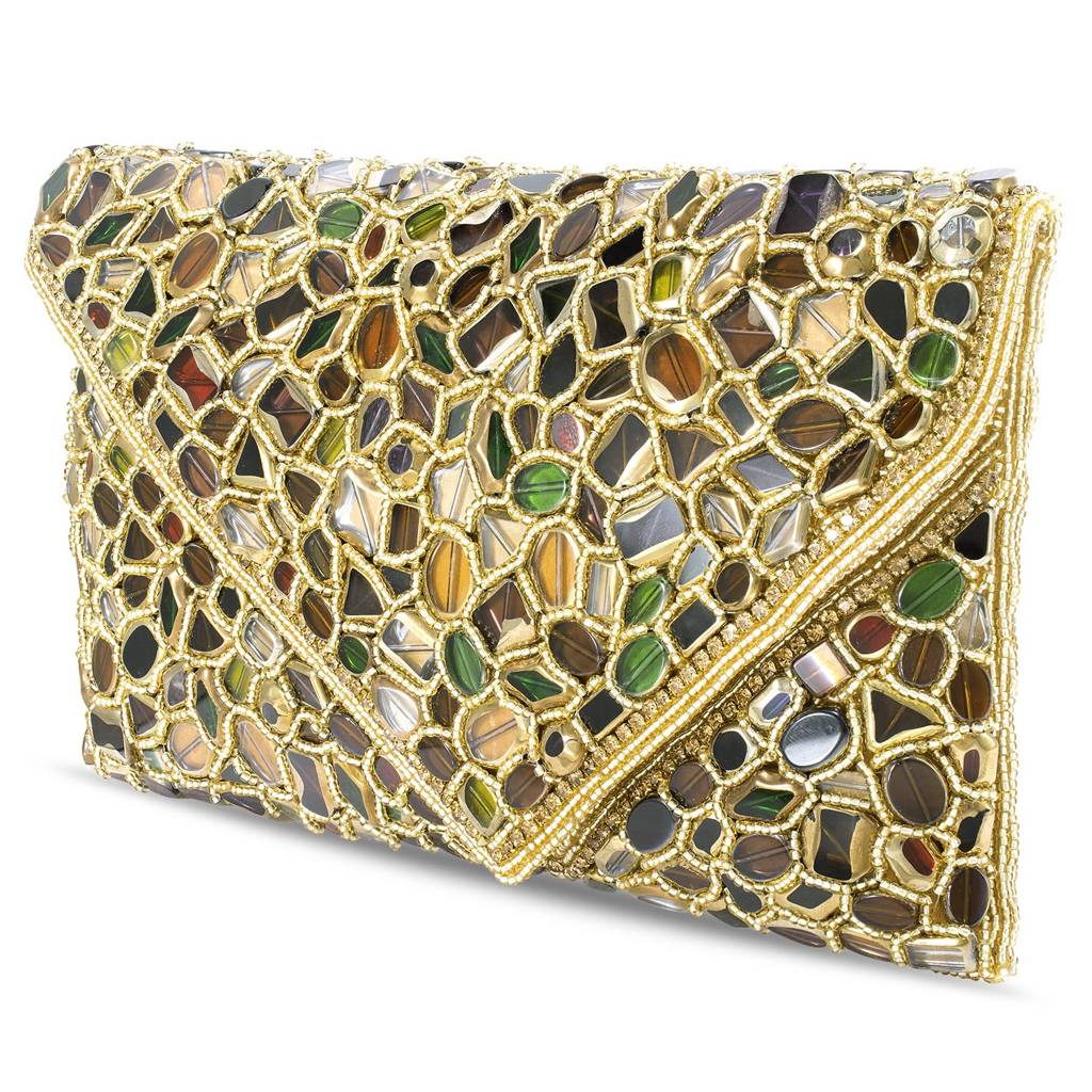 Clutch Purses For Women Wedding Handmade Evening Handbags Party Bridal Clutch (C91Gml) : C91GML