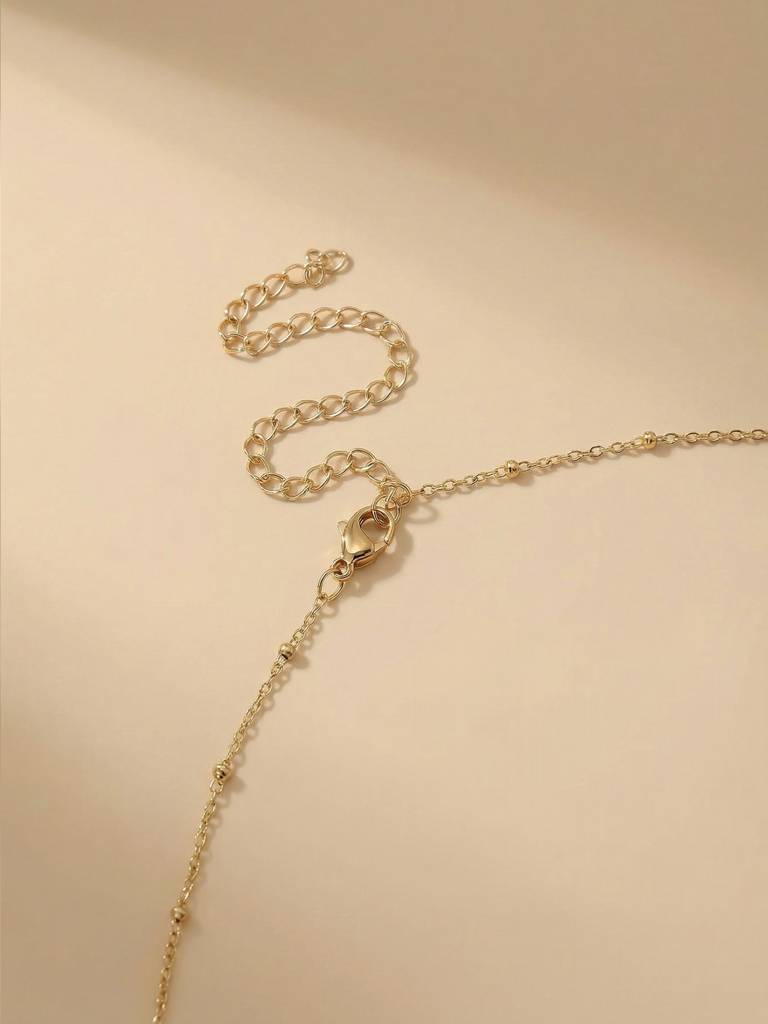 Subtle Linear Bead Accent Waist Chain For Women - Waterproof & Anti-Tarnish : W0012