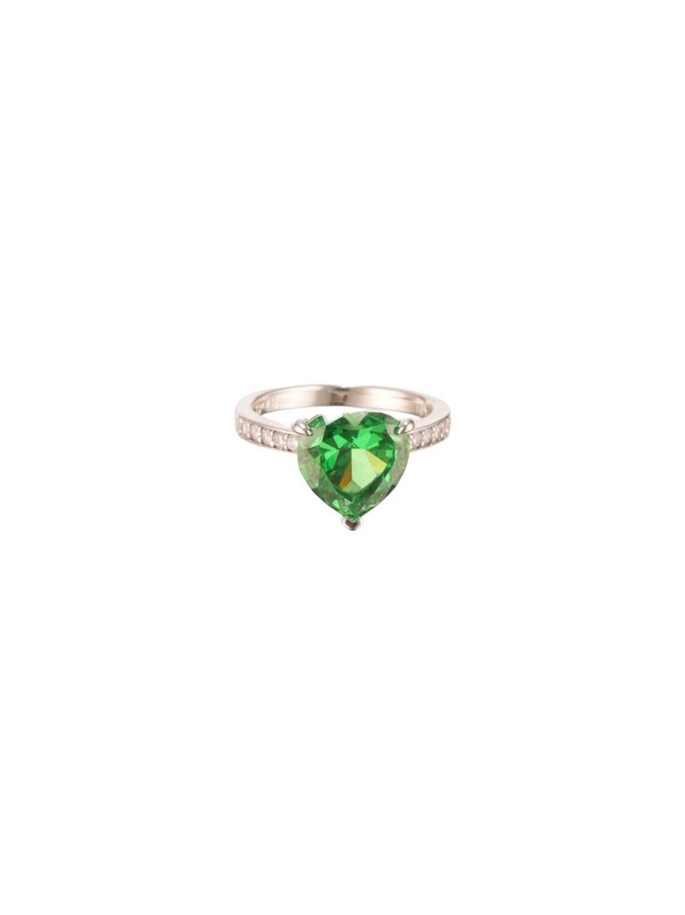Emerald Promise Ring : Z-RN-S-08