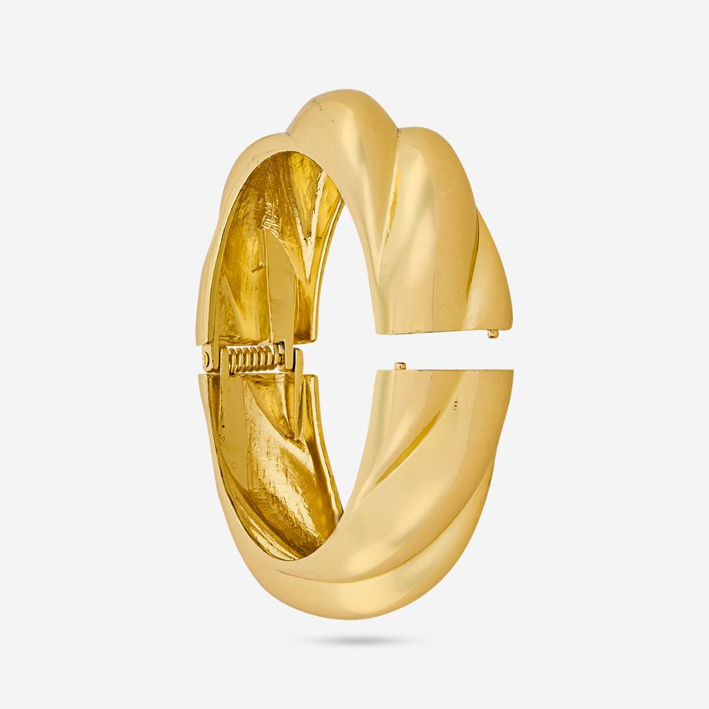 Gold - Plated Casual Wear Trendy Kada - 458946 : 458946