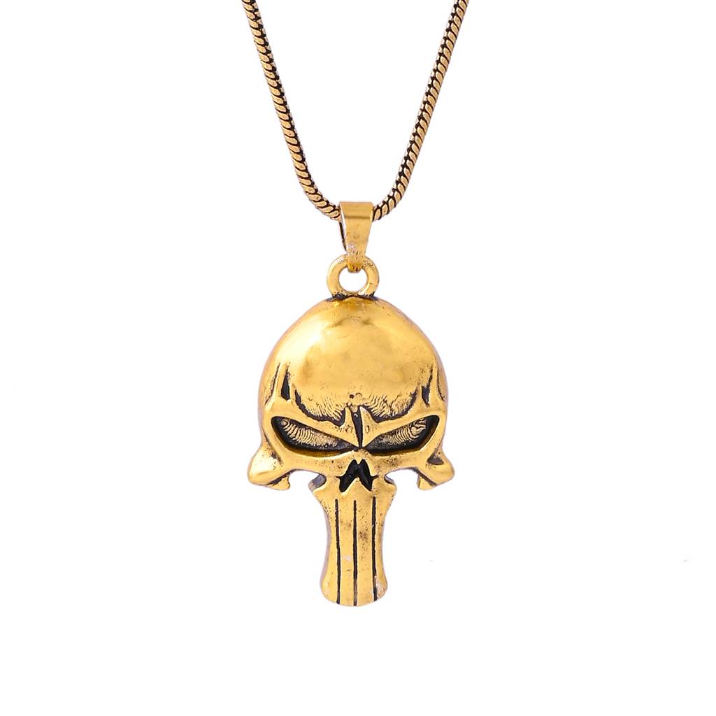 Statement The Golden Skullmark Mens Pendant : 8905124565584