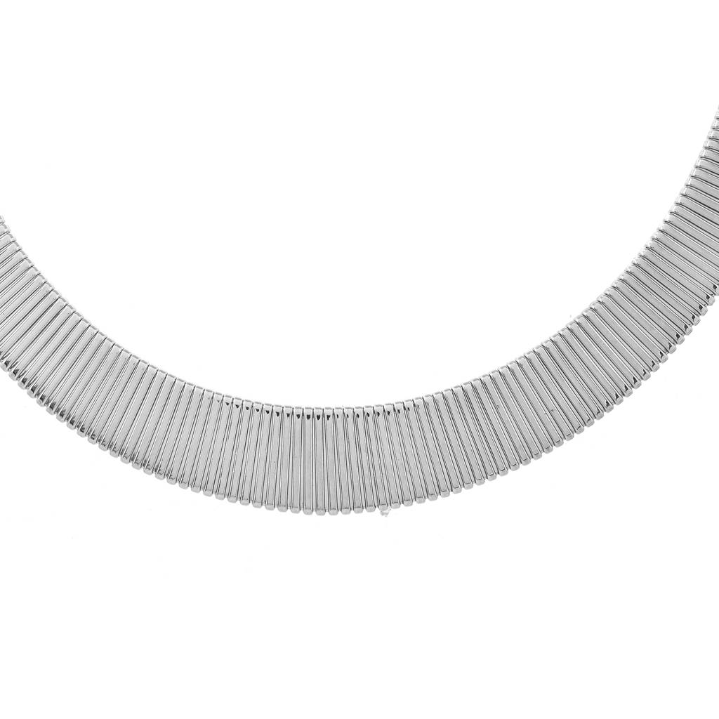 Timeless Sparkle Stellar Silver Hasli Necklace : 8905124552195